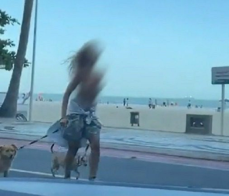 Mulher Faz Topless Durante Passeio Cachorros E Acaba Detida Em BC