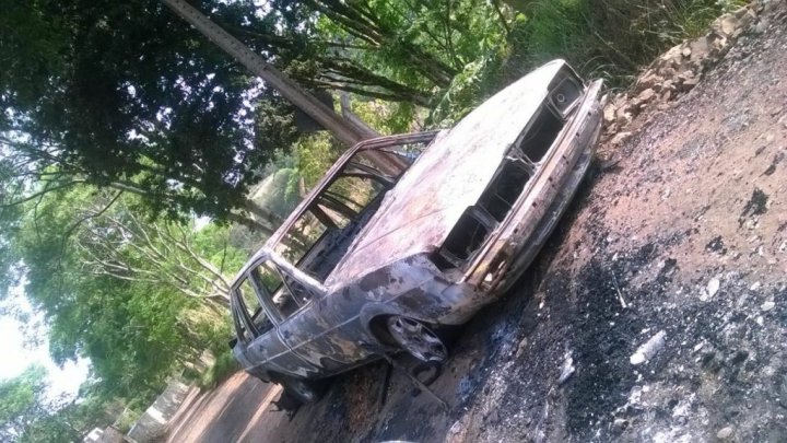 CHAPECÓ – Carro incendiado