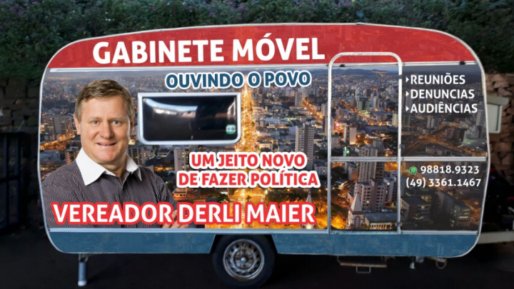 Vereador Derli Maier anuncia a implantação do Programa Gabinete Móvel