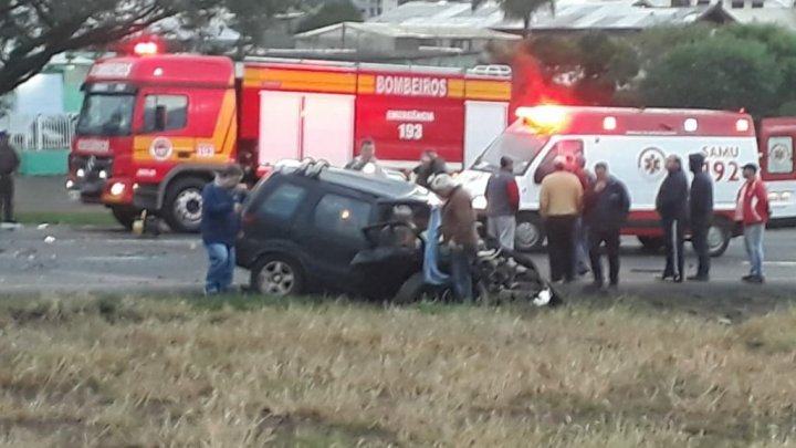 Acidente grave em Ponte Serrada deixa 3 mortos