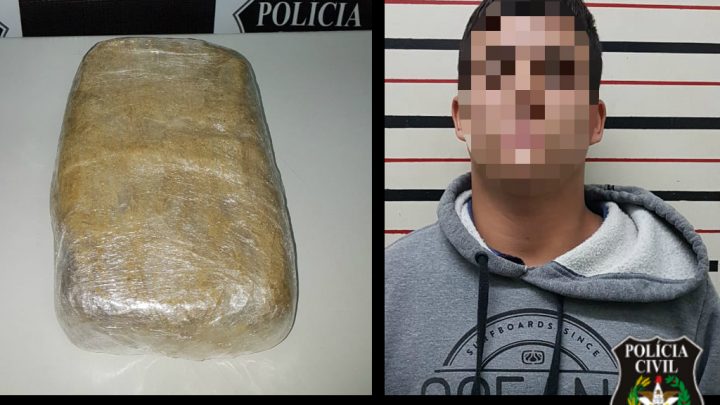 Polícia Civil prende em flagrante traficante de crack em Chapecó