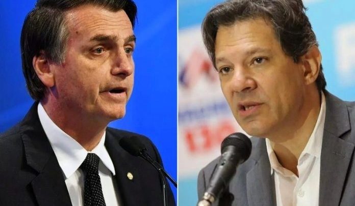 Bolsonaro tem 60,9% e Haddad, 39,1%, aponta pesquisa