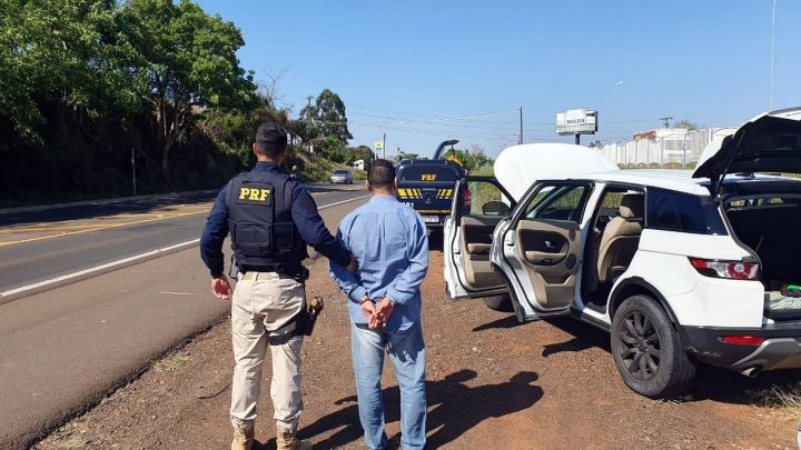 Homem é preso na BR-282 em Cordilheira Alta com SUV furtado e clonado em SP