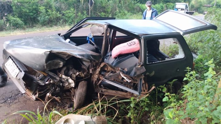 Acidente deixa uma vítima fatal na SC-283 em São Carlos-SC