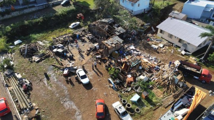 Defesa Civil confirma ocorrência de tornado no Grande Oeste