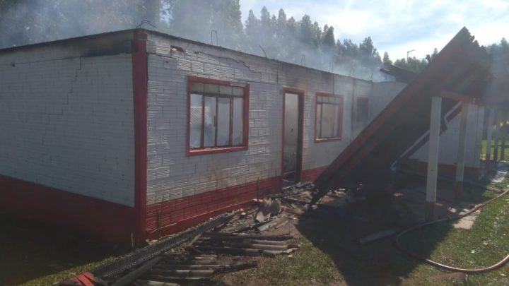 Duas casas são destruídas pelo fogo no interior de Guatambu