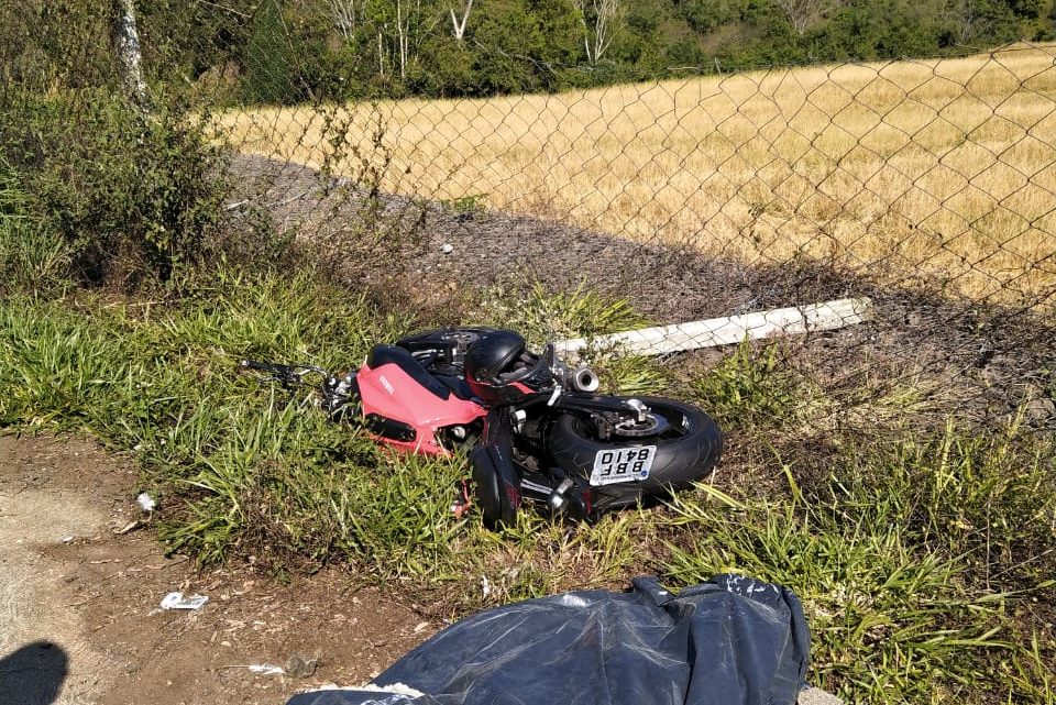 Motociclista de Chapecó morre em grave acidente na SC-157