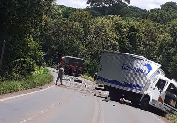 Acidente de trânsito é registrado na PR-158 entre São Lourenço do Oeste e Vitorino