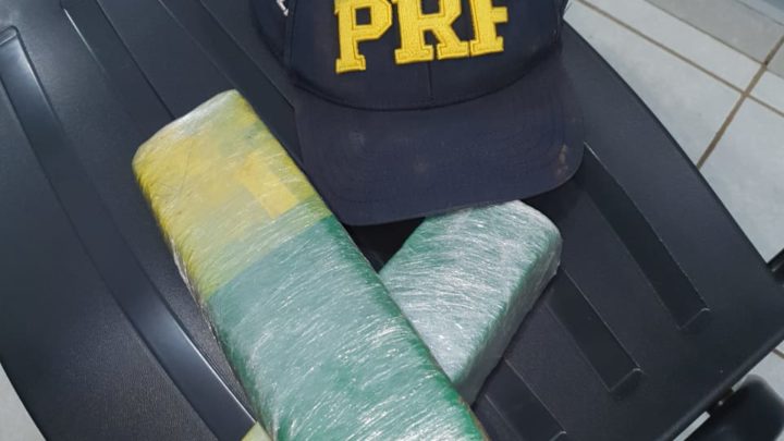 PRF apreende maconha em fundo falso de automóvel na BR 480 em Chapecó