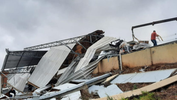 Defesa Civil confirmou tornado em município do Oeste de Santa Catarina