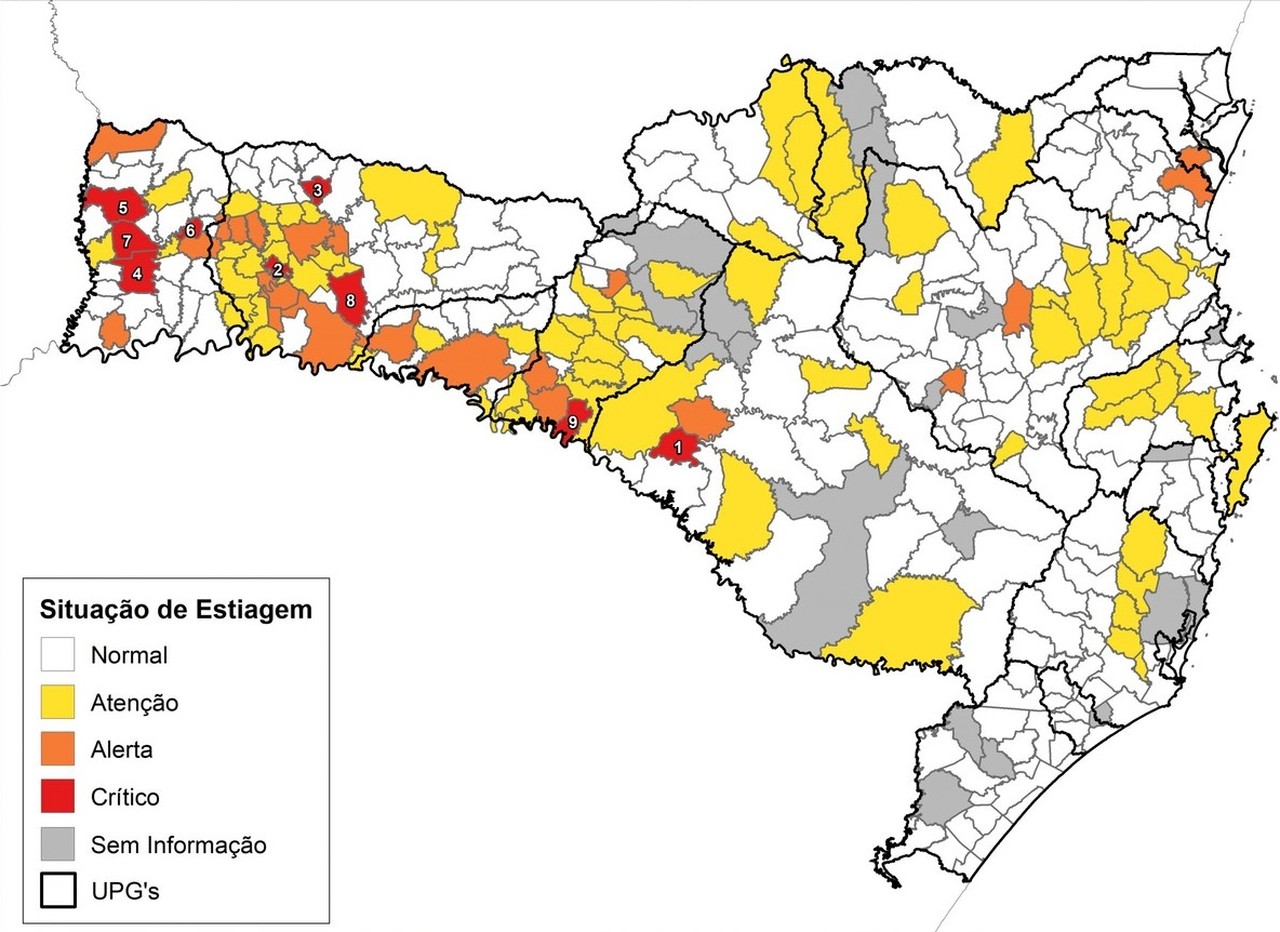 Estiagem Agrava E 80 Municípios Decretam Situação De Emergência Em Sc Notícias Chapecóorg 