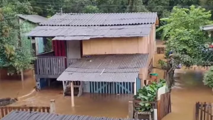 Após fortes chuvas, Videira declara situação de emergência