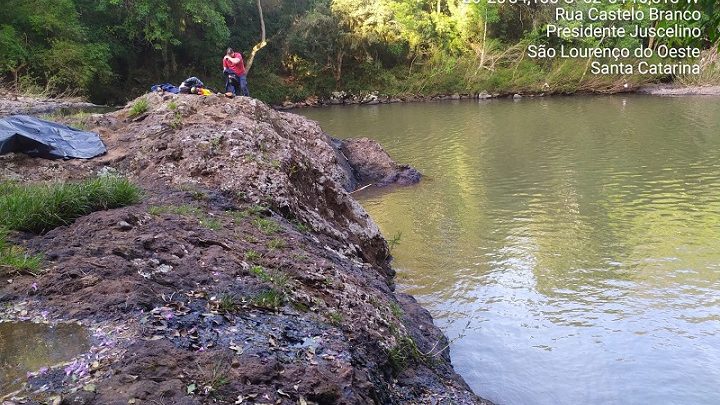 Jovem de 21 anos é encontrado morto em cachoeira em São Lourenço do Oeste