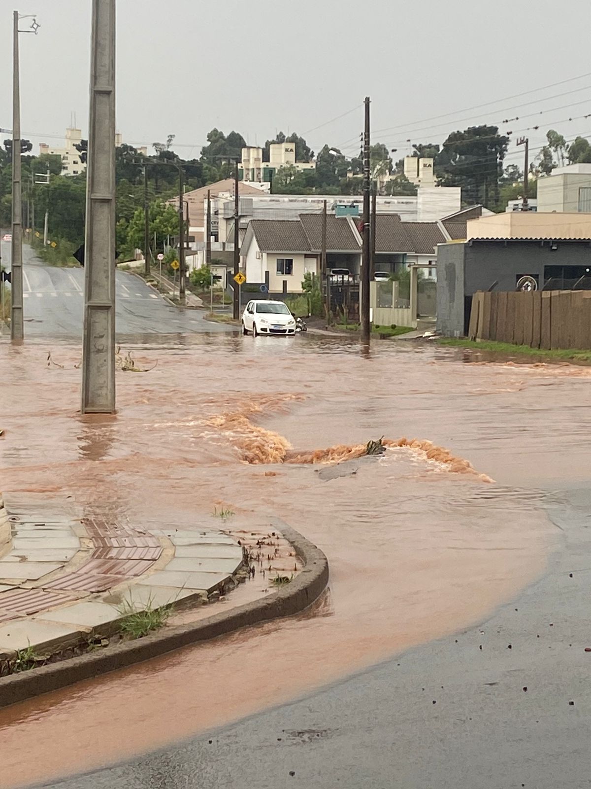 Fortes Chuvas Causam Alagamentos No Oeste De Sc Veja Imagens Notícias Chapecóorg 