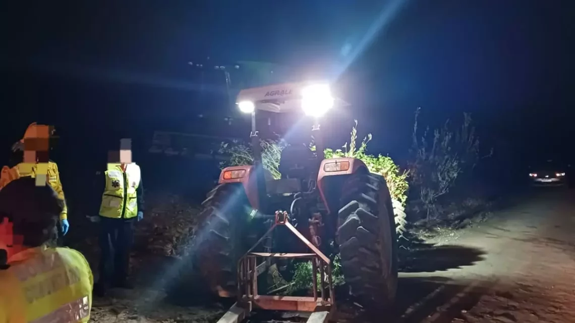 Acidente com trator mata duas pessoas no Vale do Itajaí