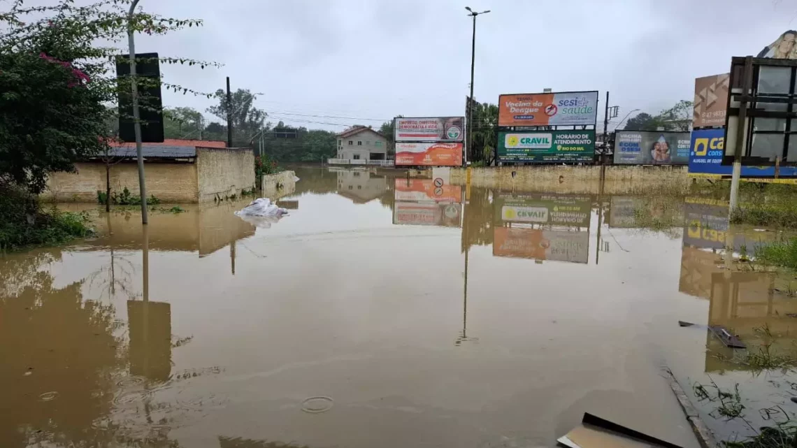 Chuvas em SC: oito municípios decretam situação de emergência e 24 registram ocorrências