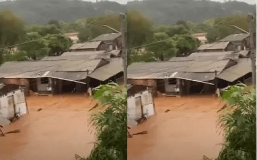 Pai tenta resgatar os filhos em uma geladeira e os três morrem no RS