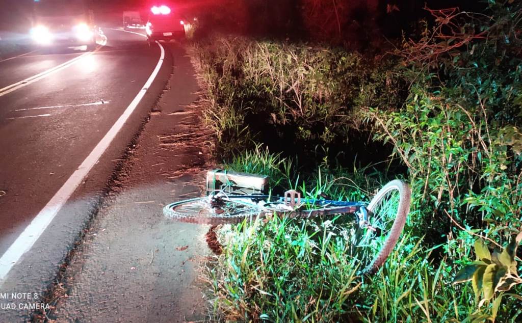 Ciclista idoso morre após ser atropelado em pequena cidade do Oeste de SC