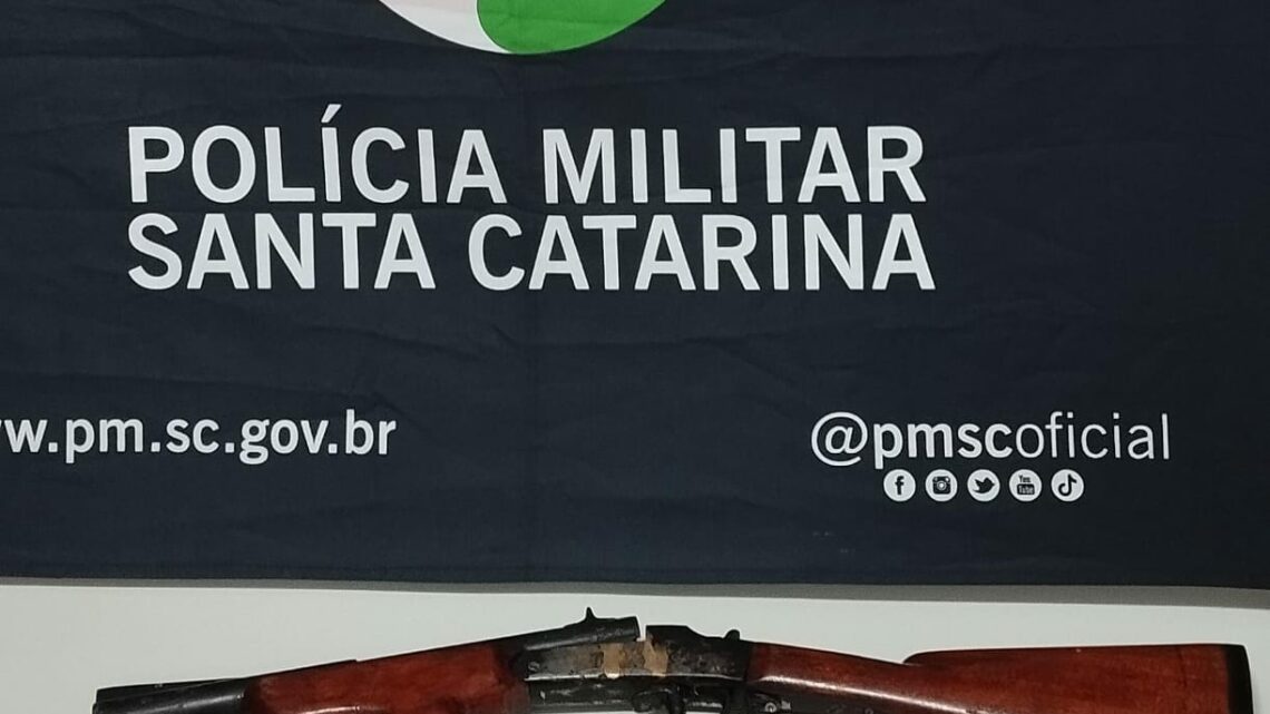 Policia Militar de Seara prende foragido da justiça e arma de fogo