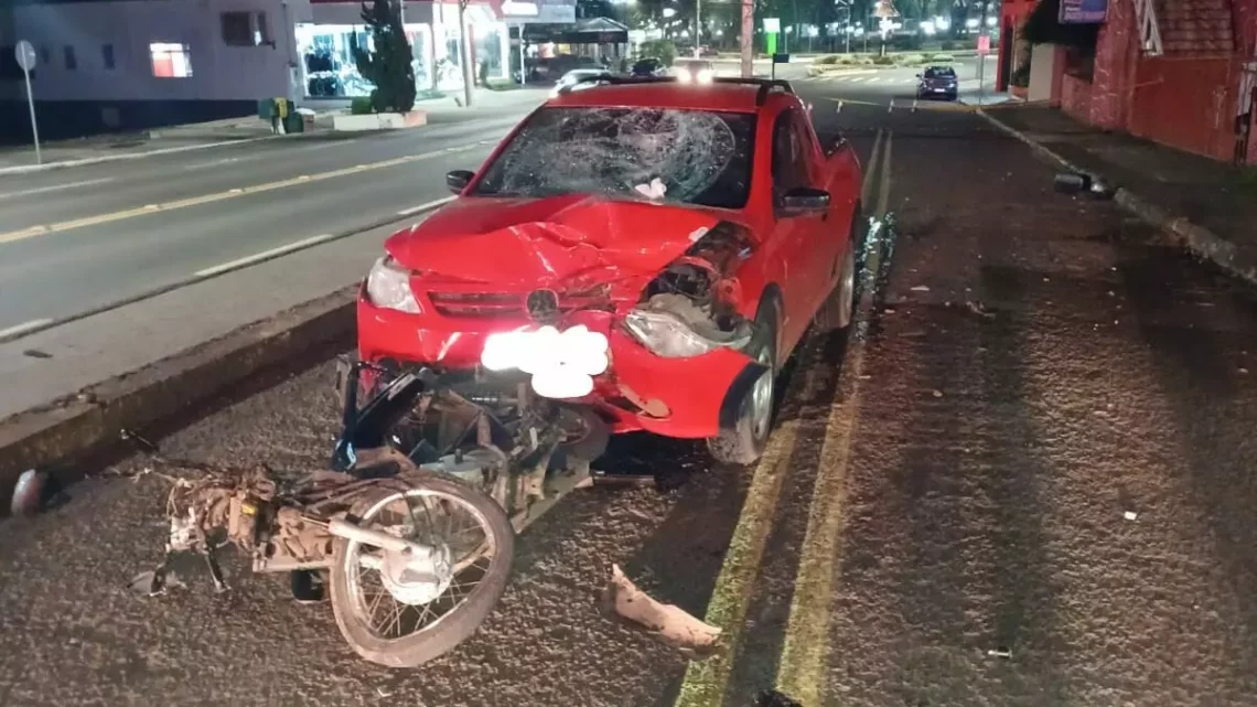 Motociclista fica gravemente ferido em acidente em Itapiranga