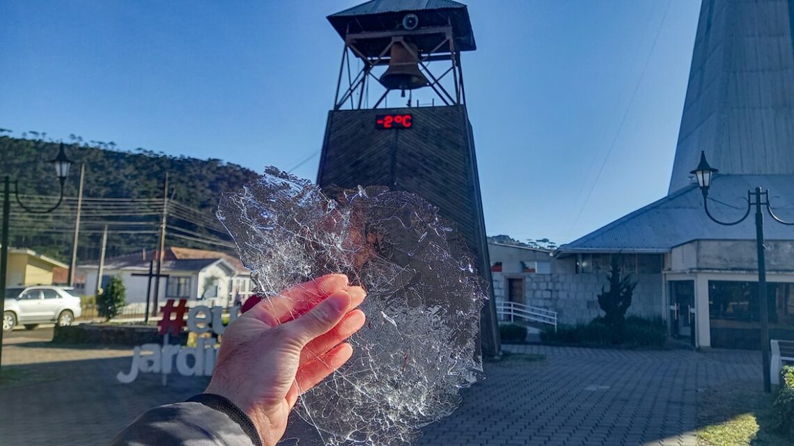 Cidades de Santa Catarina registram temperaturas negativas; veja a lista da Defesa Civil