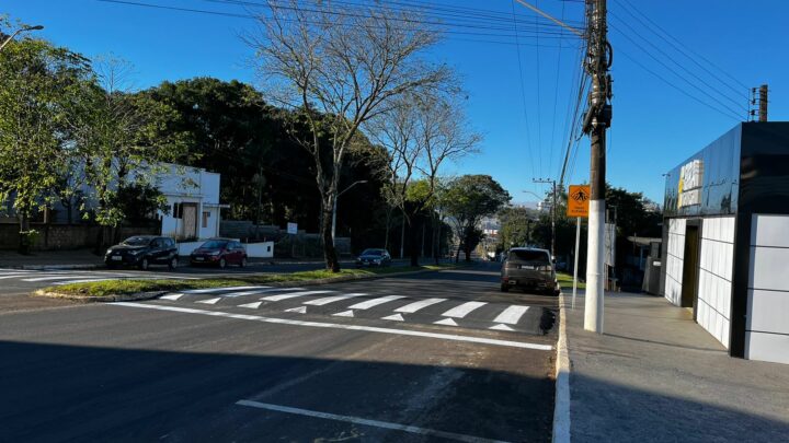 Avenida Nereu Ramos com duas novas faixas elevadas; veja as imagens