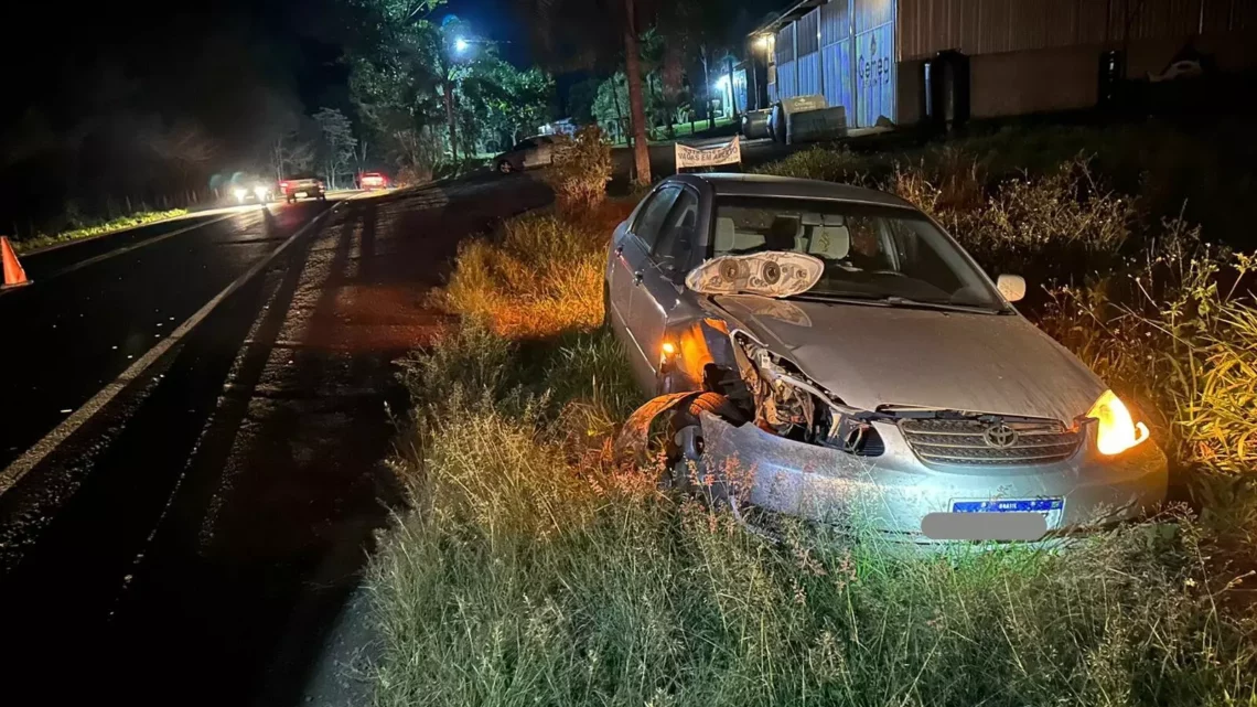 Colisão entre carros na SC-157 deixa homem ferido