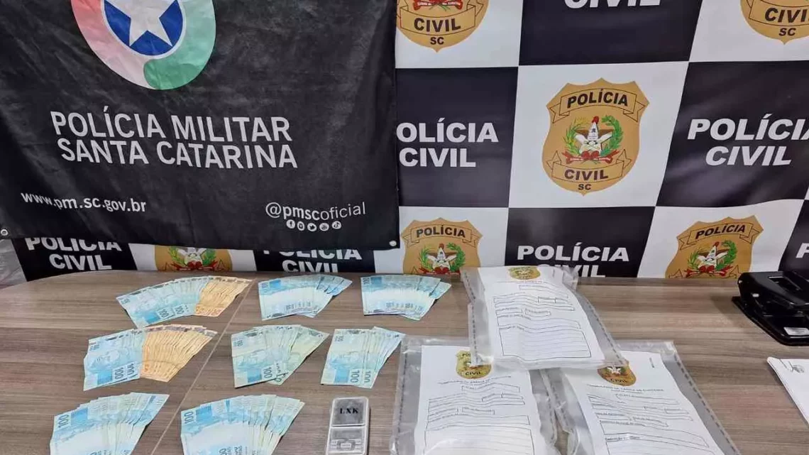 Prisão, drogas e dinheiro: Homem é preso por tráfico de drogas e lavagem de dinheiro no Oeste de SC