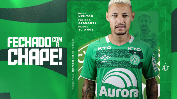 Chapecoense contrata atacante Neilton para restante da temporada