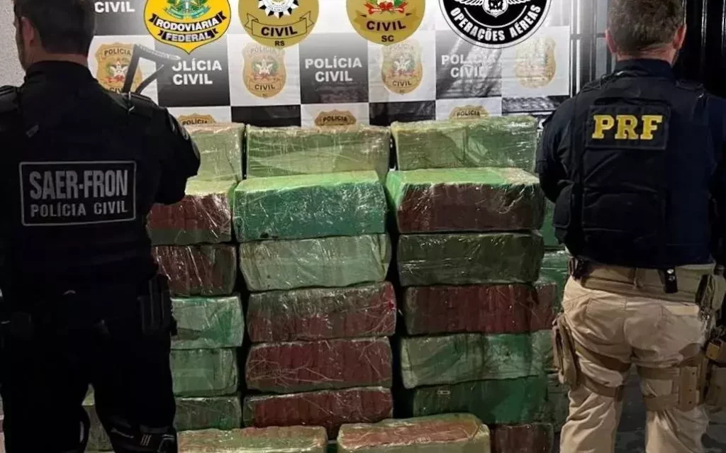 No Oeste, trio que transportou mais de 700 quilos de maconha é condenado por tráfico de drogas