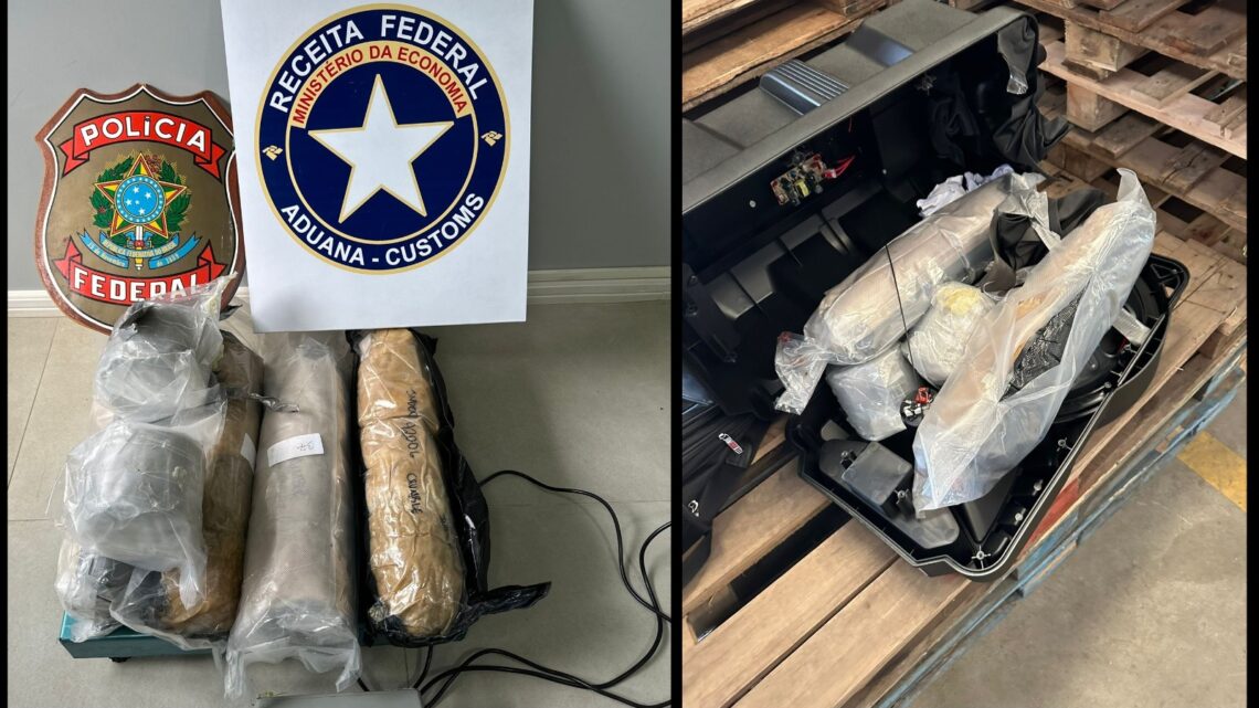 Polícia Federal apreende 19 kg de haxixe em transportadora de Chapecó