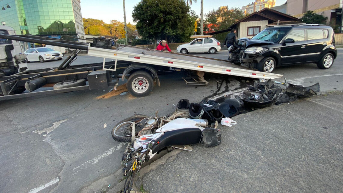 Acidente mata motociclista em Blumenau SC