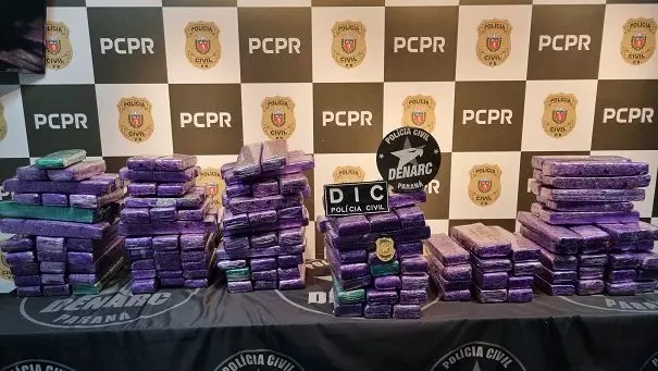 Operação da Polícia Civil resulta na captura de transportador e apreensão de 150 kg de maconha