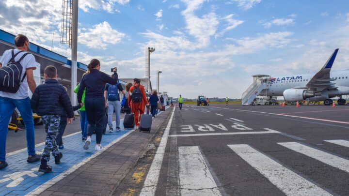 Em alta: Aeroporto de Chapecó registra aumento de 15% na movimentação de passageiros entre junho e agosto