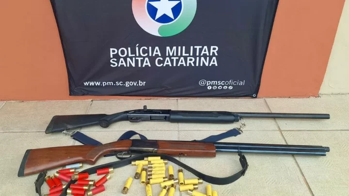 Operação Caça resulta na apreensão de duas armas de fogo em Bom Jardim da Serra