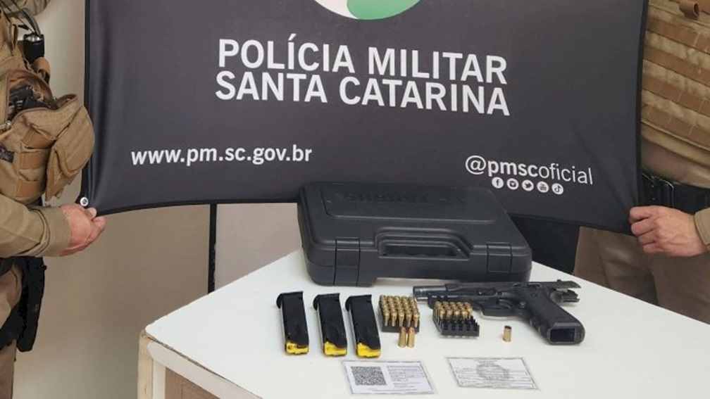 Homem é preso após disparo de arma de fogo em Xanxerê