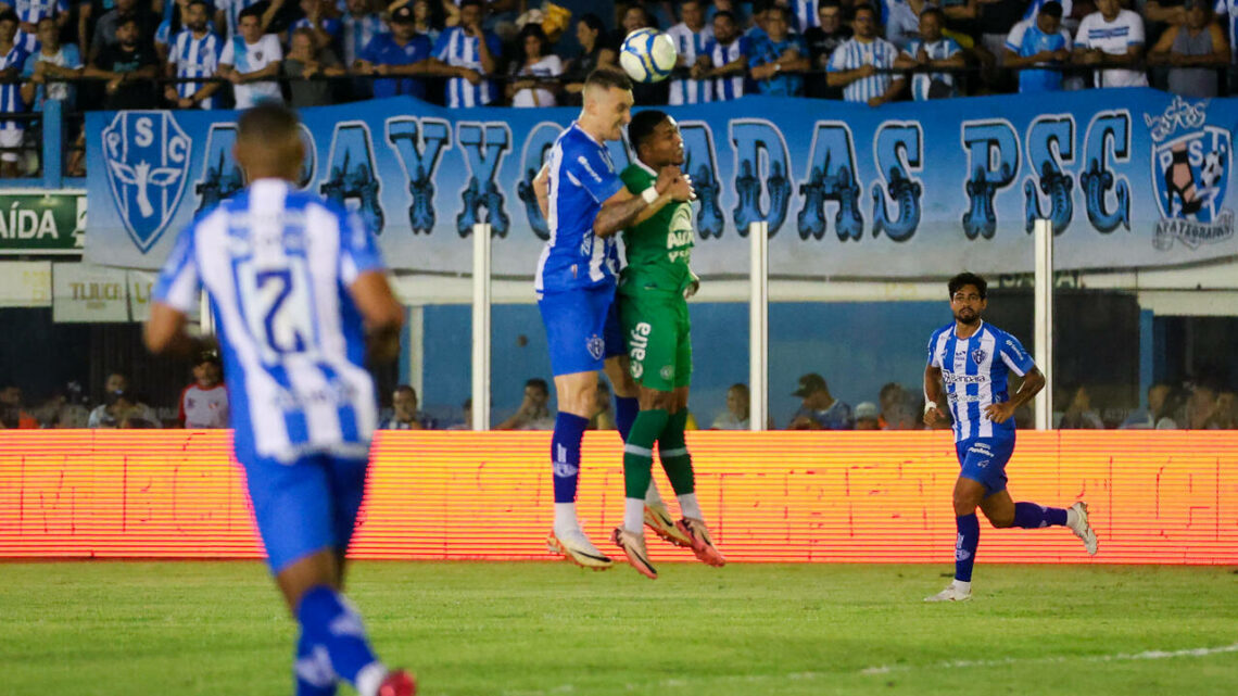 Chapecoense perde pro Paysandu e se aproxima zona de rebaixamento