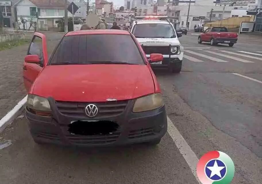 “Comprei por mil reais” afirma homem preso com carro furtado em Curitibanos