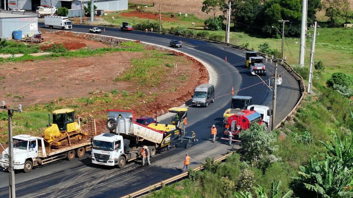 Contorno Viário Oeste será fechado no sábado e domingo para pintura