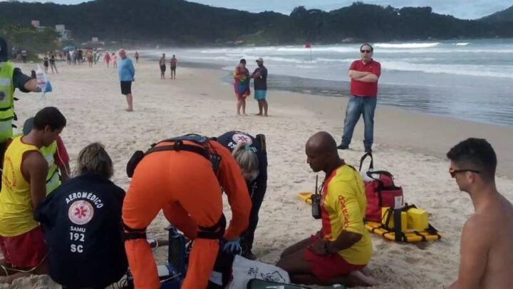 Turista que não sabia nadar morre afogado em praia de SC