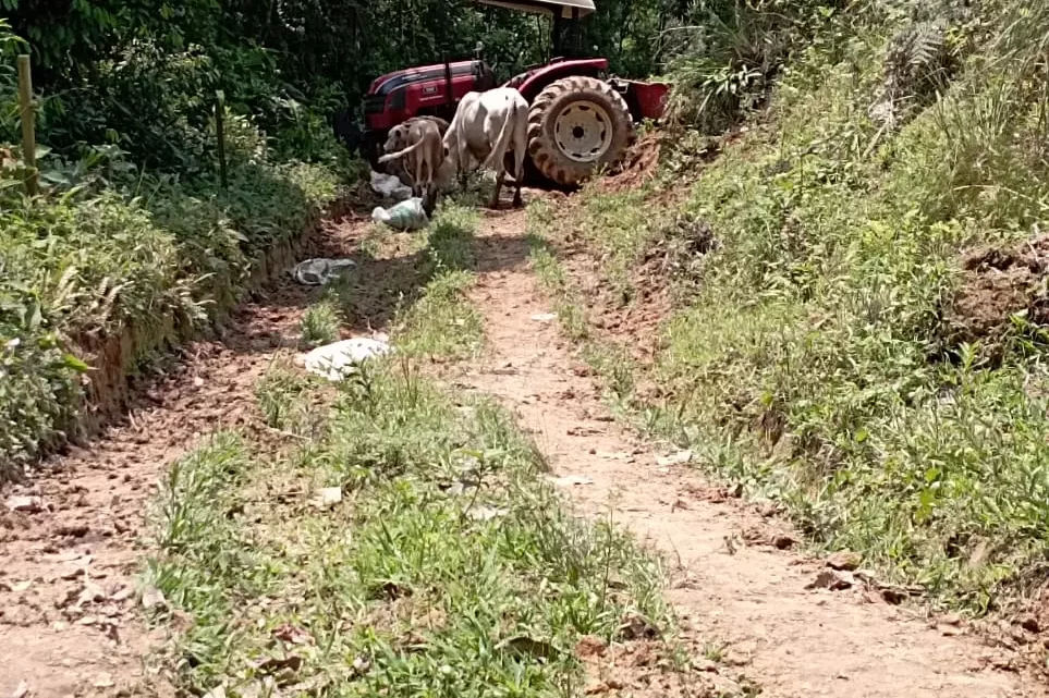 Homem morre após ser atropelado por trator em SC