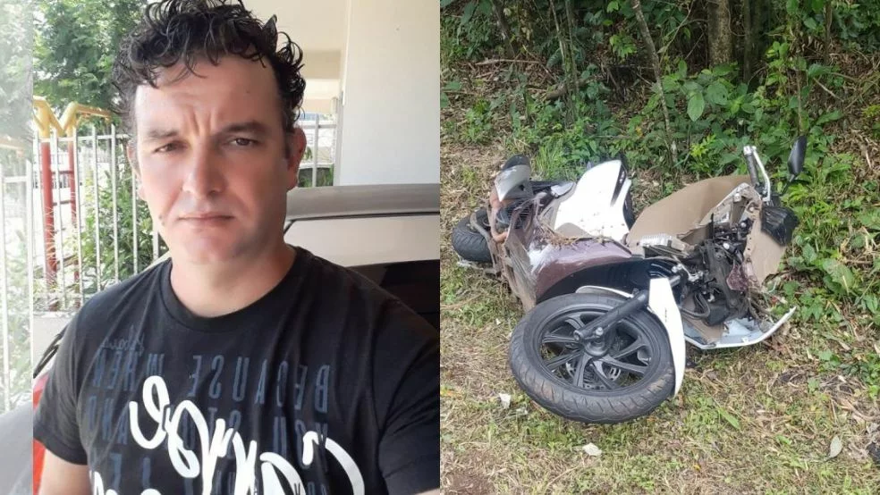 Identificado motociclista morto em grave acidente com caminhão leiteiro em SC