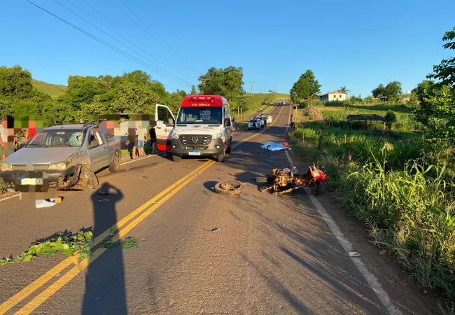 Motociclista morre após colisão na SC-492