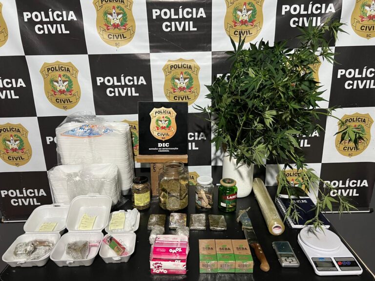 PCSC prende “empreendedor do tráfico” que além da droga enviava kit do usuário