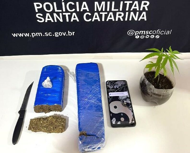 Adolescente e irmão são detidos por envolvimento com tráfico de drogas em Irani