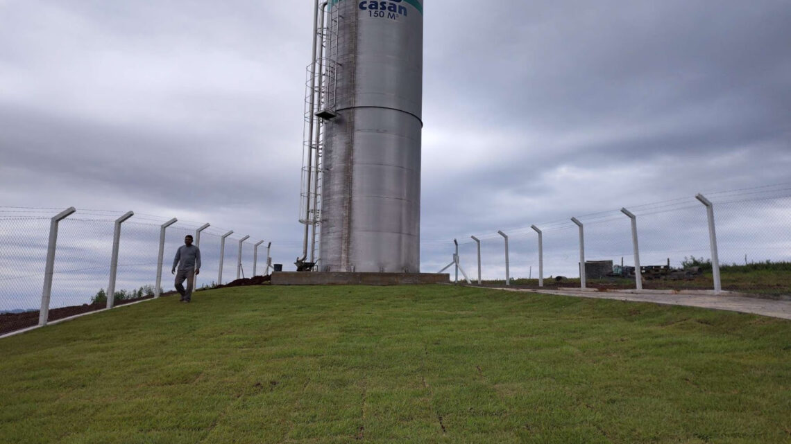 CASAN reforça reserva de água em Chapecó com 5,8 milhões de litros