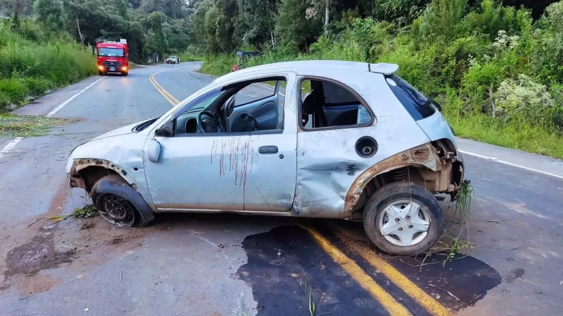 Acidente na SC-112 resulta em prisão por embriaguez ao volante