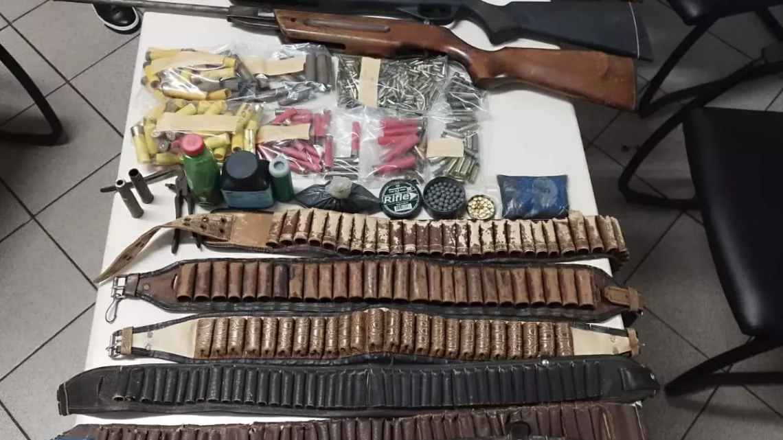 Homem agride companheira e é flagrado com arsenal de armas em SC