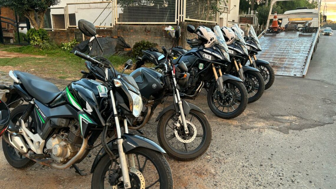 Guarda Municipal recupera duas motocicletas com registro de furto/roubo em Chapecó