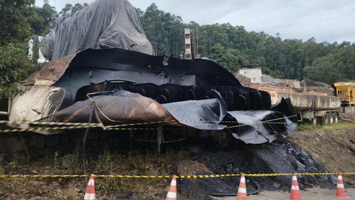 Identificado homem morto na explosão de tanque em Cordilheira Alta